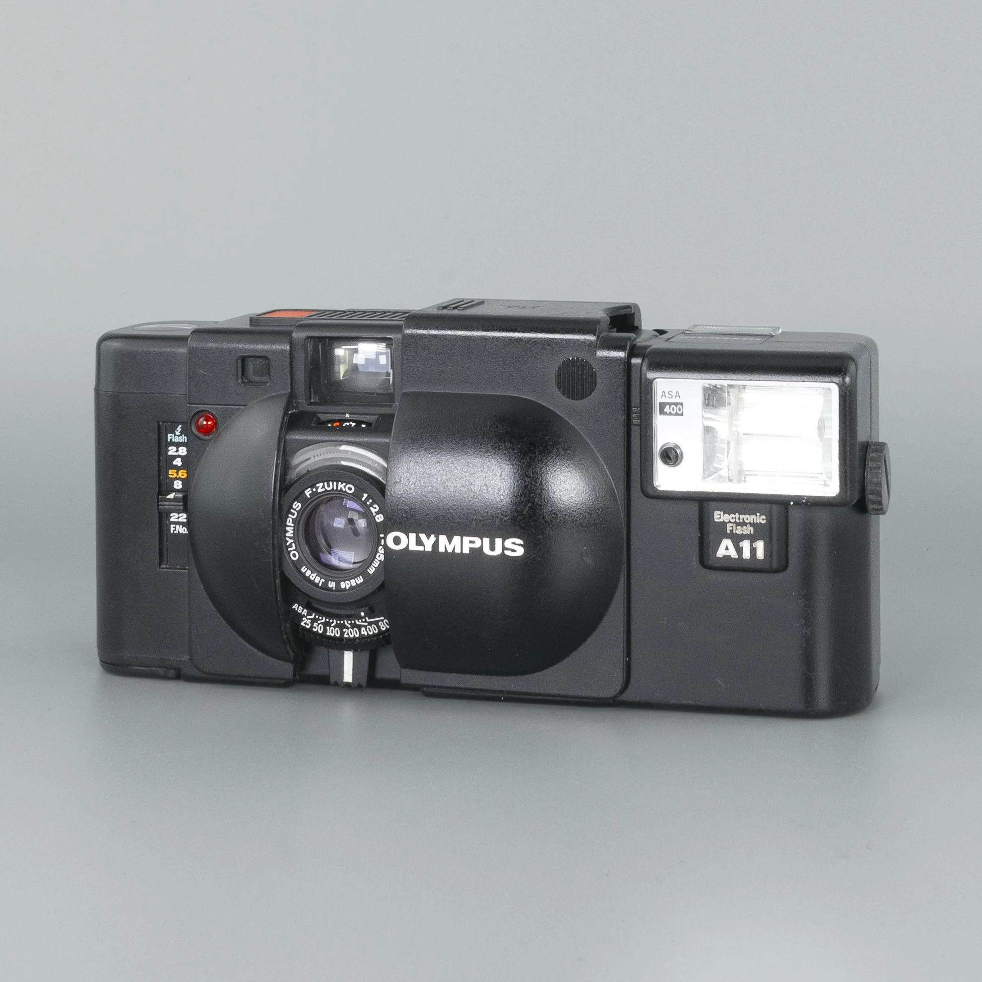Olympus XA Rangefinder with A11 Flash — LensFayre